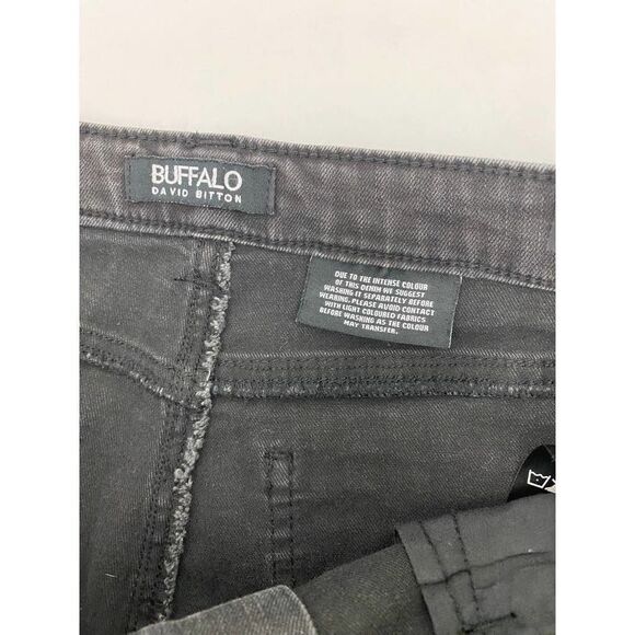 NWOT Buffalo David Bitton Francesca Mid-Rise Skinny Jeans Black - Size 8/29 - Picture 10 of 11